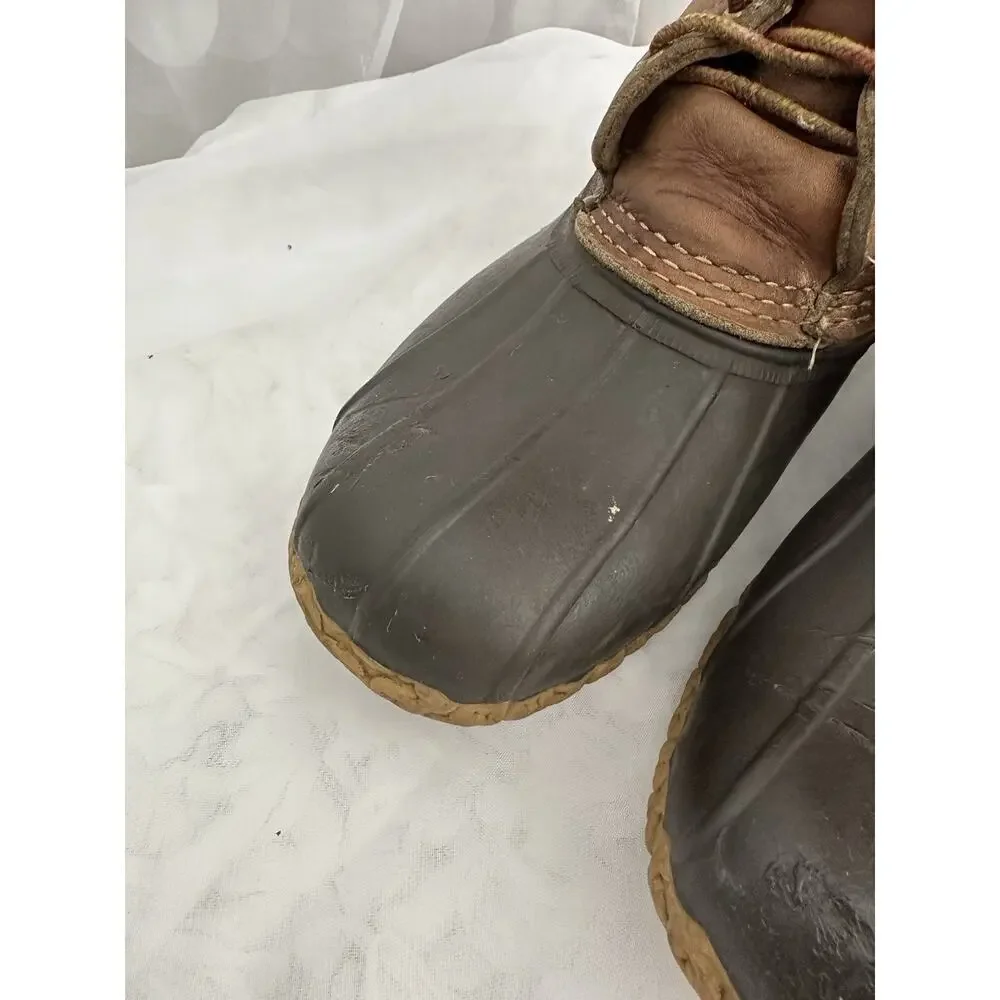 LL Bean Gore Tex Thinsulate Duck Boots Men 10 M Brown Hunting